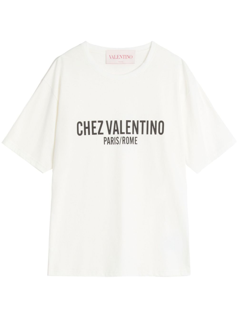BMG24Q95WA03 CHEZ VALENTINO 코튼 티셔츠